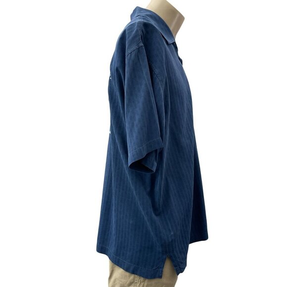 Tommy Bahama Silk MLB Baseball Game 2011 Mid-Summer Classic Shirt Blue Men XL‎ - Picture 10 of 11